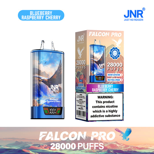 JNR Falcon Pro 28K Vape Blueberry Raspberry Cherry