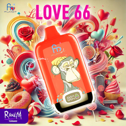 RandM Digital Box 12000 Puffs Love 66