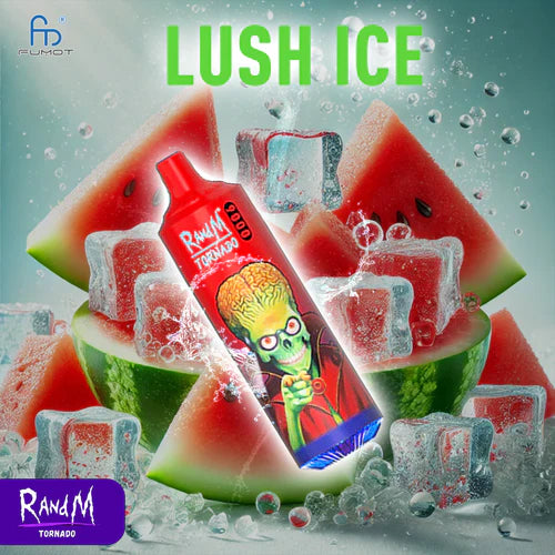 Lush Ice RandM 9000 Vape 850-mAh-Akku