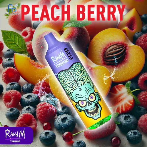 RandM Tornado 9000 Puffs Peach Berry