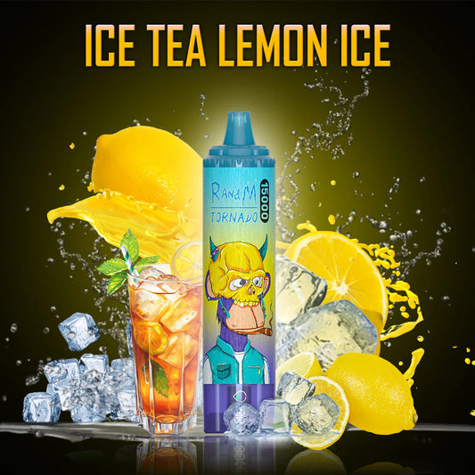 25ml Tank RandM Tornado 15000 Ice Tea Lemon Ice