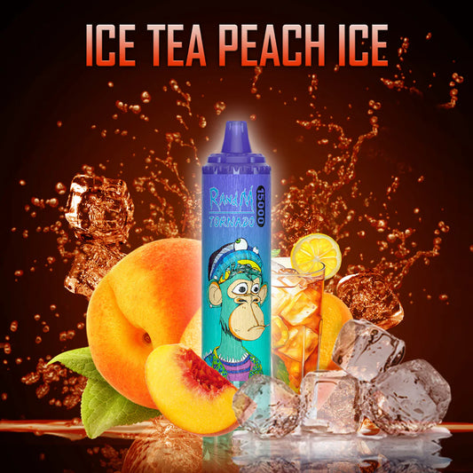 Ice Tea Peach Ice RandM Tornado 15K Vape