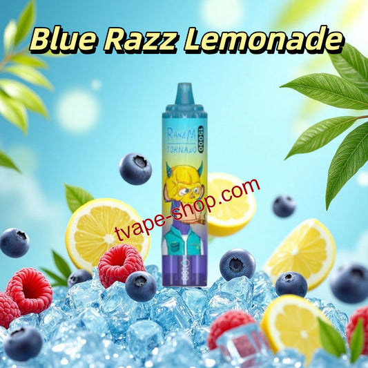 Blue Razz Lemonade RandM Tornado 15000 