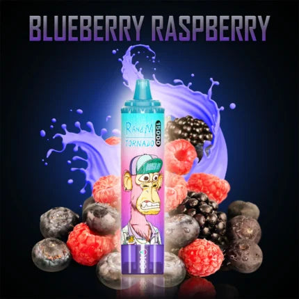 RandM Tornado 15000 Vape Blueberry Raspberry 2% Nikotinsalzanteil