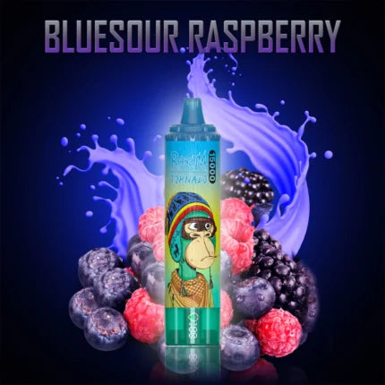 RandM Tornado 15000 Züge Bluesour Raspberry