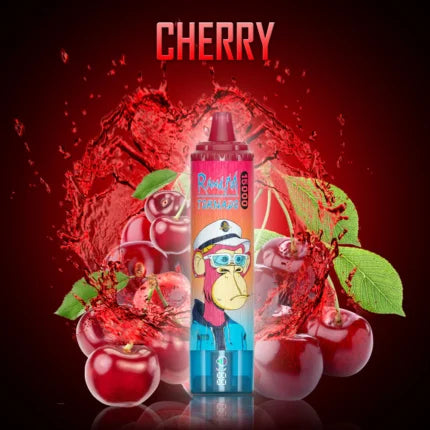 RandM Tornado Vape 15000 Cherry Typ-C-Schnellladeanschluss