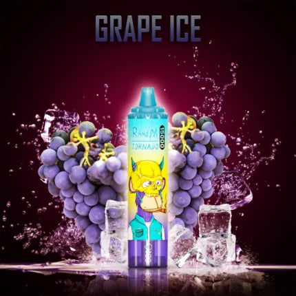 Grape Ice RandM Tornado 15000 Vape
