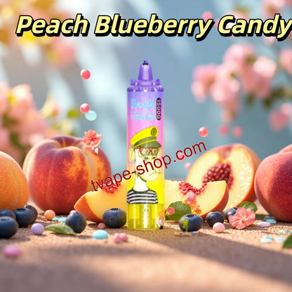 Randm Tornado 15000 Puffs Peach Blueberry Candy