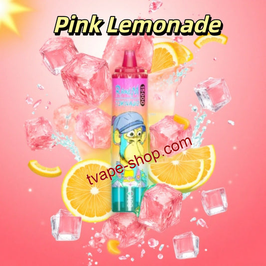 Pink Lemonade RandM Tornado 15000 Vape