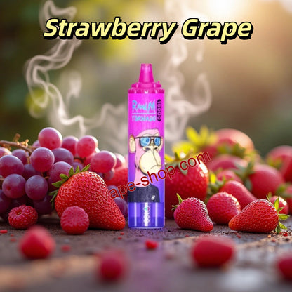 Strawberry Grape RandM Tornado 15000 Puffs  Vape