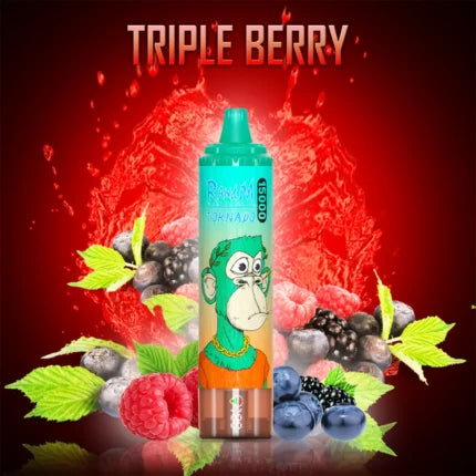 RandM Tornado 15K Puffs Vape Triple Berry