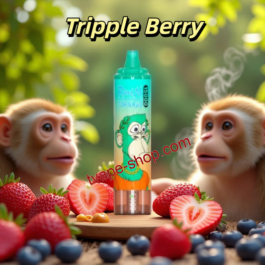  Triple Berry RandM Tornado 15K Puffs Vape