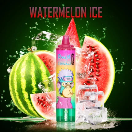 15000 Puffs Watermelon Ice RandM Tornado Vape