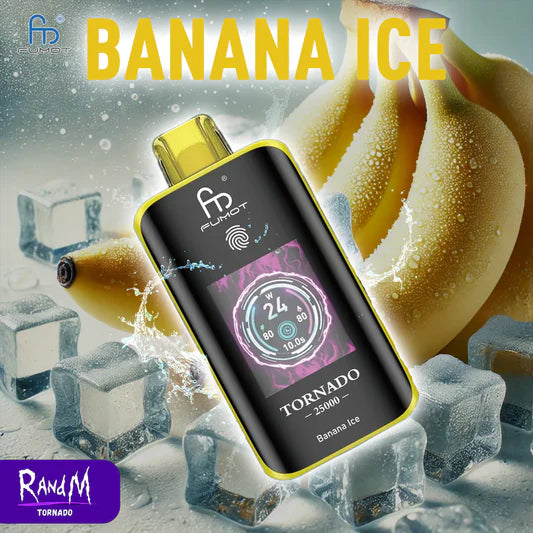 RandM Tornado 25000 Puffs Banana Ice
