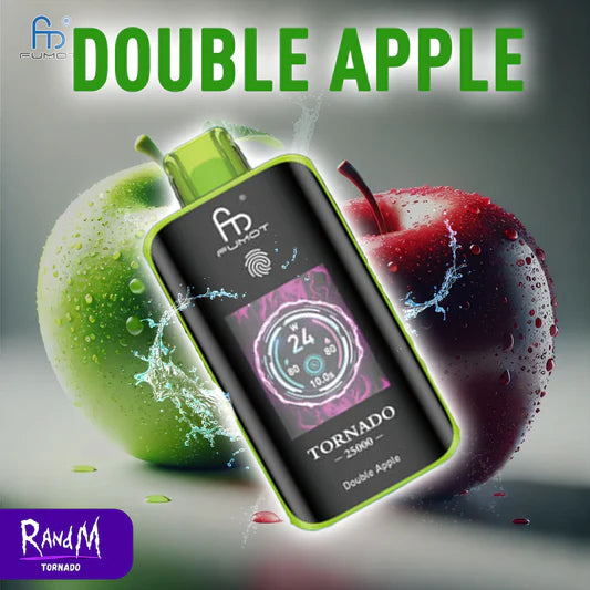 RandM Tornado 25000 Züge Double Apple