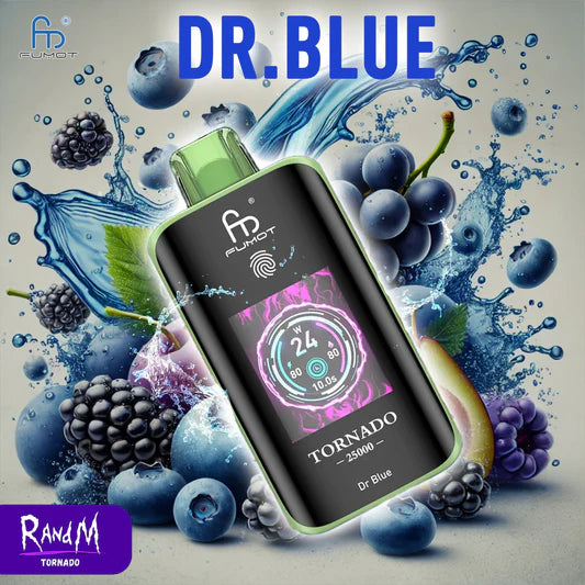 RandM Vape Tornado 25000 Dr. Blue
