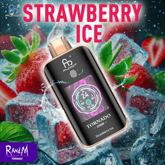 RandM Tornado 25000 puffs Strawberry Ice