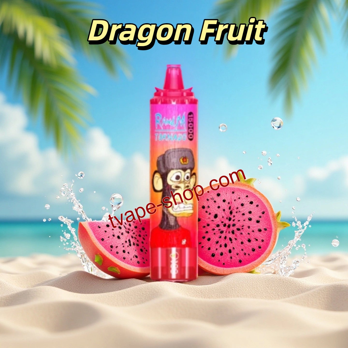 Dragon Fruit RandM Tornado 15000 Puffs Vape