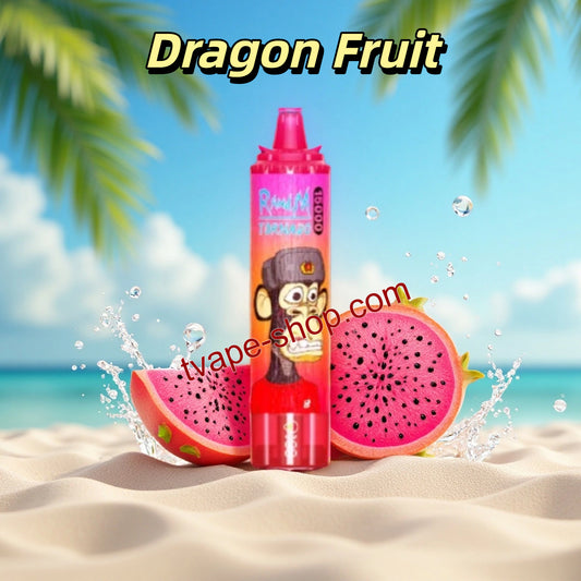 Dragon Fruit RandM Tornado 15000 Puffs Vape