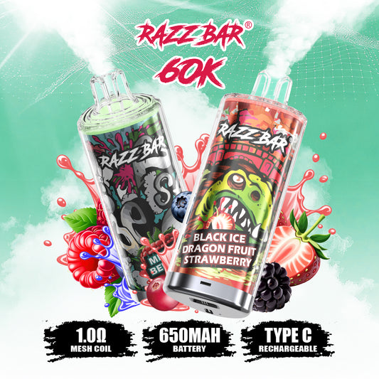 Razz Bar 60K Crystal Disposable Vape