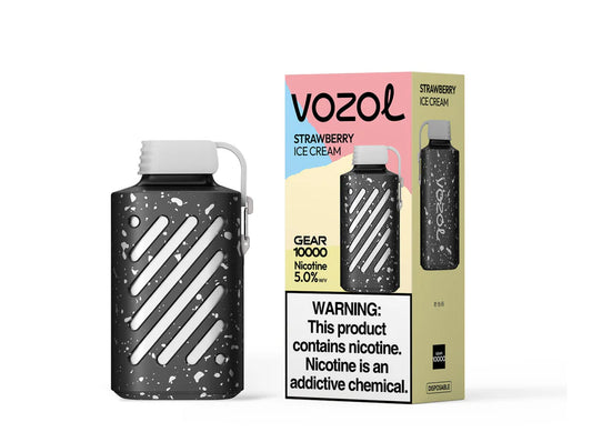 Vozol 10000 Einweg Vape – Strawberry Ice Cream