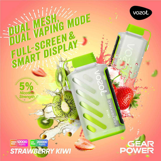 Strawberry Kiwi VOZOL Gear Power 20000 Vape
